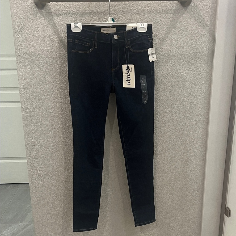 NWT Gap 1969 Sculpt True Skinny Mid Rise Jeans size 27R